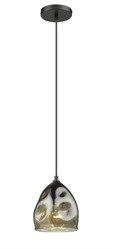 Melt E27 fekete függőlámpa Light Prestige LP-126/1P
