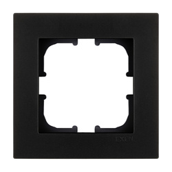 Egykeretes keret Fekete metál K101/14E EXEN (Karell)