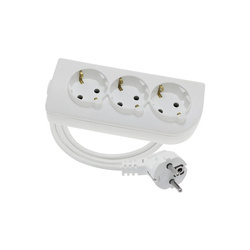 Hosszabbító kábel 3 csatlakozós schuko 1,5m OMY 3x1 PSCH-301,5 Elgotech