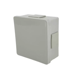 Falon Kívüli Doboz 86x86x40mm IP55 4 Pattintós bemenet gumi tömszelencék Szürke VP-01 EDO777907 EDO Technic