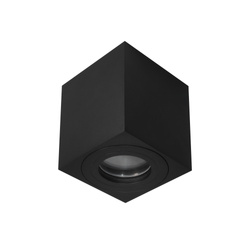 Zárt fürdőszobai mennyezeti lámpa LARKS Black IP44 GU10 220–240V fekete EDO777862 EDO Solutions