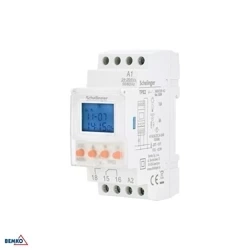 Elektronikus heti időzítő 7D DIN sínre szerelve Schelinger