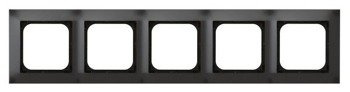 Ramka pięciokrotna antracyt Ospel Impresja R-5Y/50