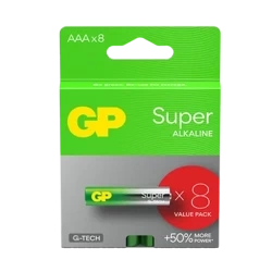 Alkáli elemek Super AAA/LR03; 1,5V (8 db)