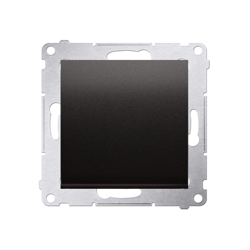 Simon 54 Premium Antracit szimpla NO kapcsoló nyomógomb, piktogram nélkül, gyorscsatlakozó, DP1.01/48