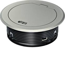 Billenthető kábelvezető tömítés >32mm fém, ezüst tehalit.VE-EE Hager LAR02MKS