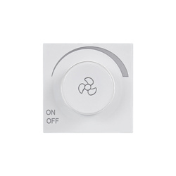 Fordulatszám-szabályzó fedlap fehér, ViP ViPlast