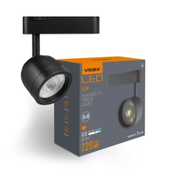 LED világítás mágneses sínrendszerhez, vékony típus, 8.5W, 4000K semleges fehér, 720lm, fekete VL-TRMS-LA76B
