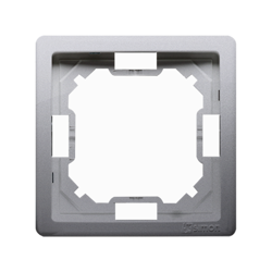 1 irányú keret, inox (met.) Kontakt Simon BMR1/21 modul