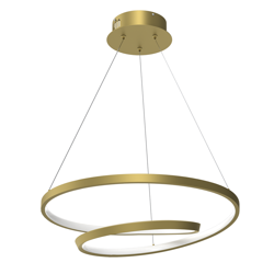 LUCERO GOLD 48W LED-es függőlámpa arany ML7950
