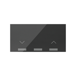 Simon 100 fekete redőny nyomógomb billentyű