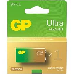 GP ULTRA ALKALINE 9V AKKUMULÁTOR 1604AU21-SB1 1 db