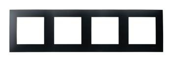 Négyes keret SZAFIR Black Ospel