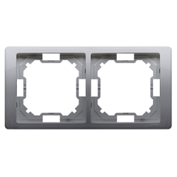2 irányú keret Neos univerzális vízszintes és függőleges acél inox Simon Basic BMRC2/21