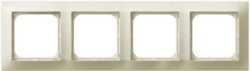 Ramka poczwórna ecru Ospel Impresja R-4Y/27