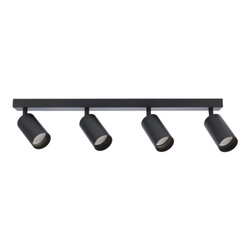 Mennyezeti sínes spot lámpa 4xGU10 fekete MALGA 4 EDO