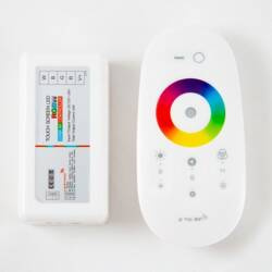 RGBW érintőképernyős vezérlő 24A 288W RF