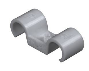 Műanyag vezetéktartó dupla 25 mm-es, PA erősítésű [OP 30]