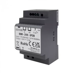 DIN sínes tápegység PREMIUM 24V 60W Eco Light