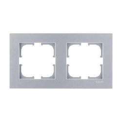 Dupla keret Ezüst K102/10E EXEN (Karell)