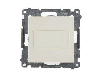 Simon 54 Premium Krém keret fedél (moduláris). kapcsokkal vagy csavarokkal, DPS.01/41