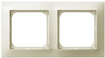 Ramka podwójna ecru Ospel Impresja R-2Y/27