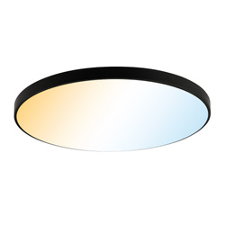 HAZEL mennyezeti lámpa 24W 1680lm 3CCT IP20 kerek fekete | HOROZ