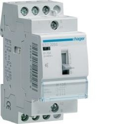 CSENDES MÁGNESKAPCSOLÓ, 3Z, 25A, 230V AC, I-0-II, MODULÁRIS, KÉZZEL IS KAPCS.