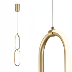 Függesztett lámpa SANTANA LED 12W 700lm 4000K IP20 arany | HOROZ