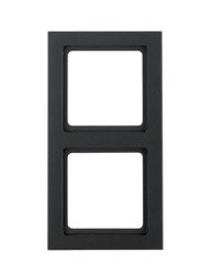 Berker Q.3 Dupla univerzális keret antracit / bársony 10126096
