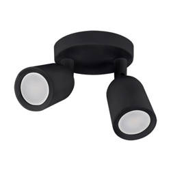 Fali lámpa BOGNA fekete LED 2x LED GU10 20W IP20 03985 STRÜHM