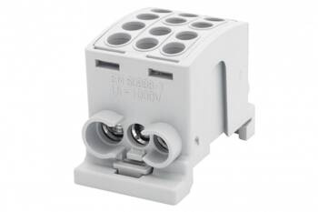 HLK 100A-3 terminál (1x25.2x16 / 1x25.2x16)- szürke F-elektro