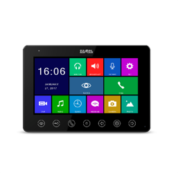 Videomonitor 7'' érintésérzékeny gombokkal fekete, Zamel Entra VP-808B