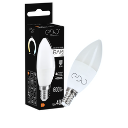 BARI LED 6,5W NW gyertyaizzó, E14, 4000K, 600lm, 220-240V EDO777663 EDO Solutions