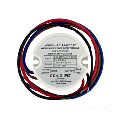 12V 45W 3,75A IP67 Kobi dobozos tápegység modul