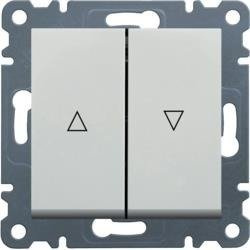 HAGER LUMINA WL0310 REDŐNYKAPCSOLÓ, FEHÉR BURKOLATTAL, KERET NÉLKÜL, SÜLLYESZTETT, RUGÓS BEKÖTÉS, 10A 250V IP20 (IP44 531884 TÖMÍTŐKÉSZLETTEL, KÜLÖN RENDELHETŐ)