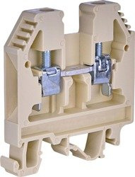Menetes síncsatlakozó 6mm2 bézs VS 6 PA ETI