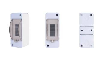 S2 (1x2) felszíni elosztó sapkával / N+PE csatlakozóblokk nélkül IP40