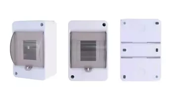 S4 (1x4) FELÜLETI MODULÁLHATÓ VÁLTOZÓRÁBA / KAPCSOLATLAP N+PE NÉLKÜL IP40