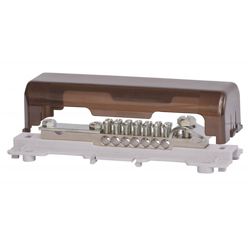 Potenciális kötőrúd 7x25mm2, 1x50mm2, lapos rúd 30x4mm - fix/sínes rögzítéssel