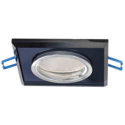 CRYSTAL Black IP20 négyzet alakú négyzet alakú üveg mennyezeti spot lámpatest fekete EDO777131 Edo Solutions