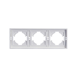 3-as ABS keret fehér, iZi ViPlast sorozat