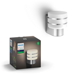 Philips Hue kültéri fali lámpa inox Tuar 9.5W 1740447P0