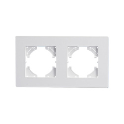 2-es ABS keret fehér, ViP ViPlast