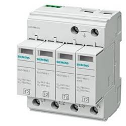 C típusú túlfeszültség-levezető 2 4P 20kA 350V 3+1 TN-S áramkör 5SD7464-0 Siemens