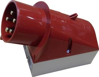 MENNEKES Falra szerelhető konnektor 32A 5p 6h 400V IP44 2-részes csavaros csatlakozók MEN354