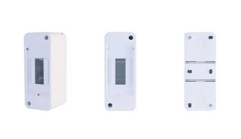 S2 (1x2) felszíni elosztó burkolat nélkül / N+PE csatlakozóblokkal IP30