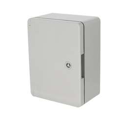 ABS szabványos burkolat 250x330x140 horganyzott szerelőlemezzel  HOROZ