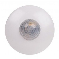 Mennyezetre szerelhető mozgásérzékelő 360° IP40 fehér DR-06W-24V F&F