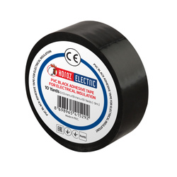 PVC elektromos szigetelőszalag 19mmx9m fekete | HOROZ